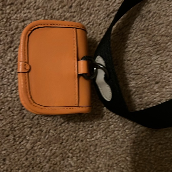 Coach Crossbody Bag and Airpods Headphones Case White Orange - Picture 7 of 7